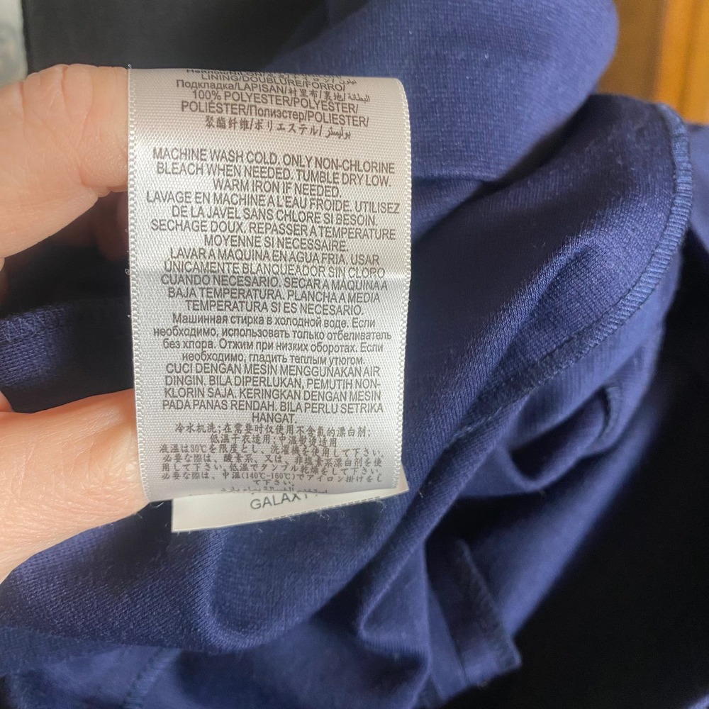 BCBGeneration NWT Womens‎ Size 6 Sleeveless Navy Dress - Picture 12 of 12